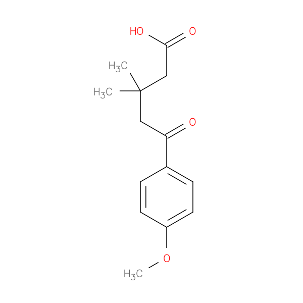 5-(4-methoxyphenyl)-3,3-dimethyl-5-oxopentanoic acid