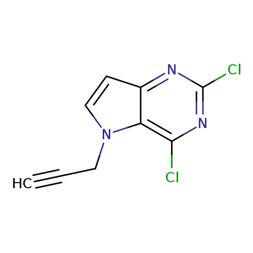 2,4-dichloro-5-(prop-2-yn-1-yl)-5H-pyrrolo[3,2-d]pyrimidine