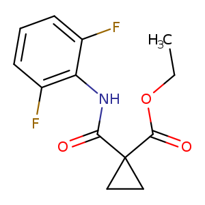 ethyl 1-[(2,6-difluorophenyl)carbamoyl]cyclopropane-1-carboxylate
