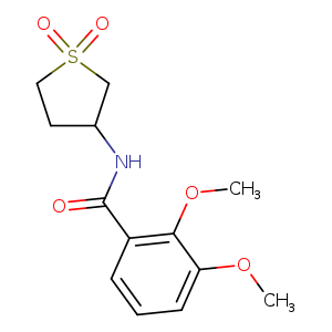 N-(1,1-dioxo-1lambda6-thiolan-3-yl)-2,3-dimethoxybenzamide