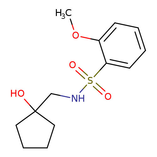 N-[(1-hydroxycyclopentyl)methyl]-2-methoxybenzene-1-sulfonamide