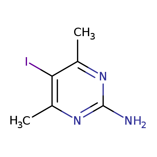 2-Pyrimidinamine, 5-iodo-4,6-dimethyl-