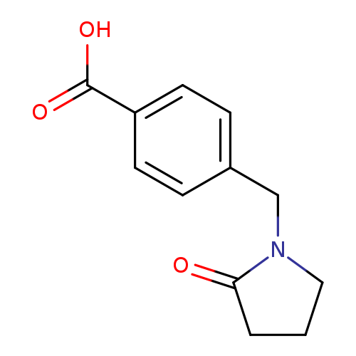 4-[(2-Oxopyrrolidin-1-yl)methyl]benzoic acid