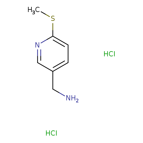 1-[6-(methylsulfanyl)pyridin-3-yl]methanamine dihydrochloride