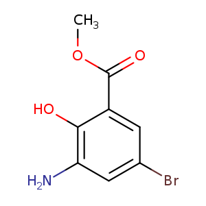 Methyl 3-amino-5-bromo-2-hydroxybenzenecarboxylate