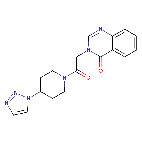 3-{2-oxo-2-[4-(1H-1,2,3-triazol-1-yl)piperidin-1-yl]ethyl}-3,4-dihydroquinazolin-4-one