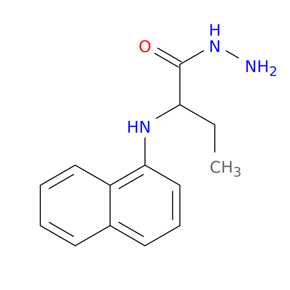 2-(1-Naphthylamino)butanohydrazide