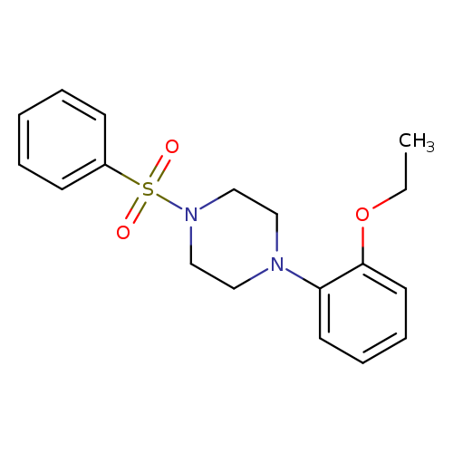 1-(2-ethoxyphenyl)-4-(phenylsulfonyl)piperazine