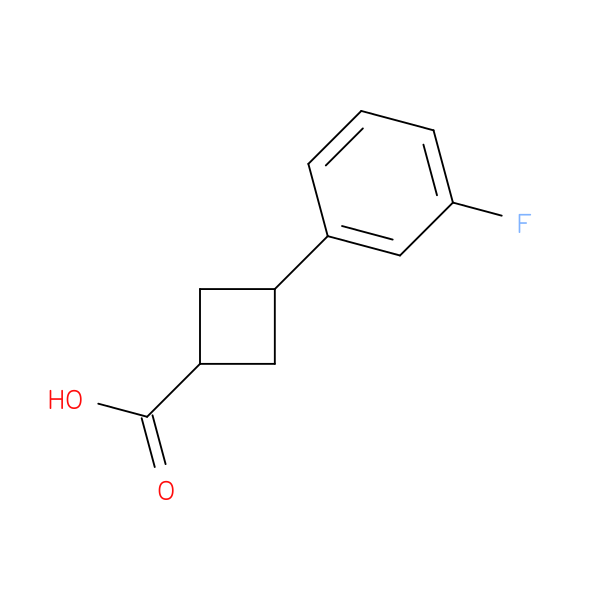3-(3-fluorophenyl)cyclobutane-1-carboxylic acid