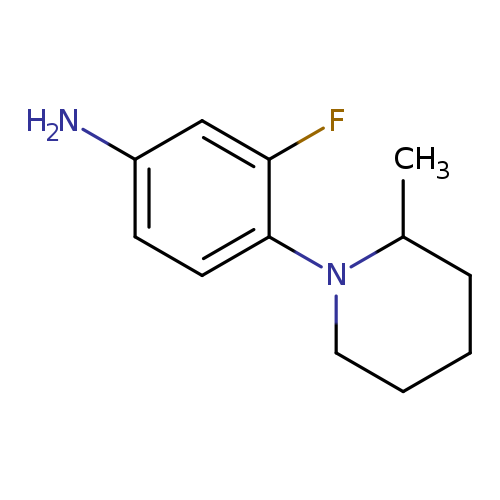 3-Fluoro-4-(2-methylpiperidin-1-yl)aniline