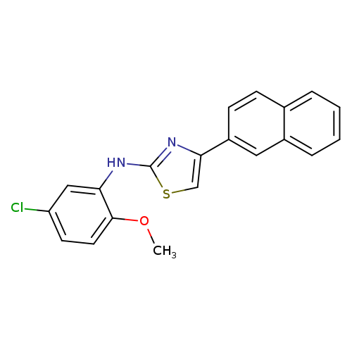 N-(5-chloro-2-methoxyphenyl)-4-(naphthalen-2-yl)-1,3-thiazol-2-amine