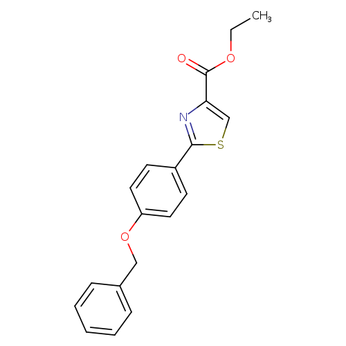 2-(4-Benzyloxy-phenyl)-thiazole-4-carboxylic acid ethyl ester
