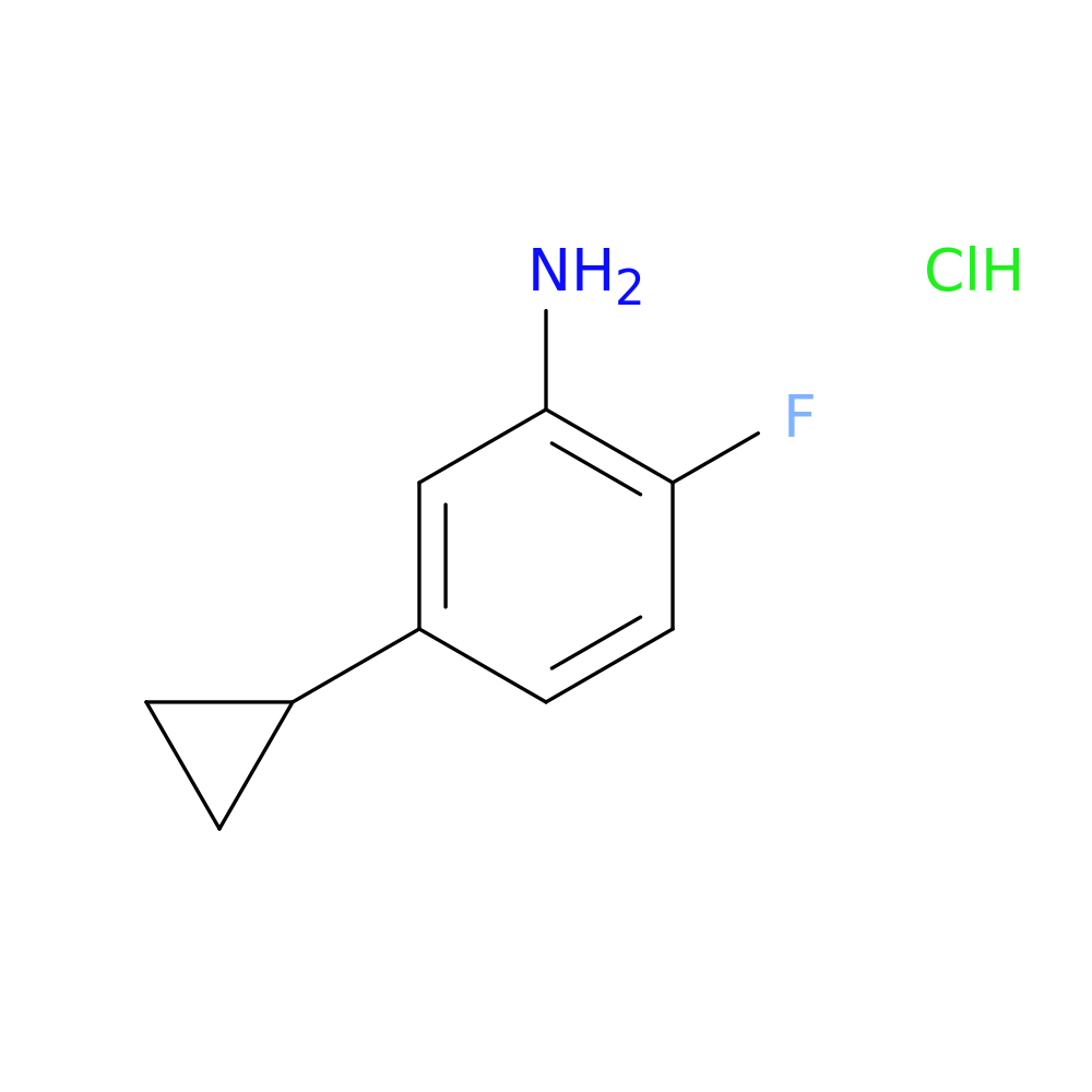 5-cyclopropyl-2-fluoroaniline hydrochloride