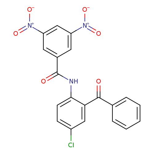 N-(2-benzoyl-4-chlorophenyl)-3,5-dinitrobenzamide