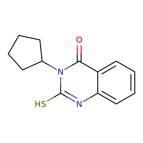 3-cyclopentyl-2-sulfanyl-3,4-dihydroquinazolin-4-one
