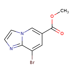 Imidazo[1,2-a]pyridine-6-carboxylic acid, 8-bromo-, methyl ester