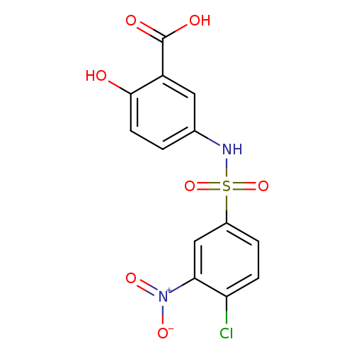 5-(4-chloro-3-nitrobenzenesulfonamido)-2-hydroxybenzoic acid