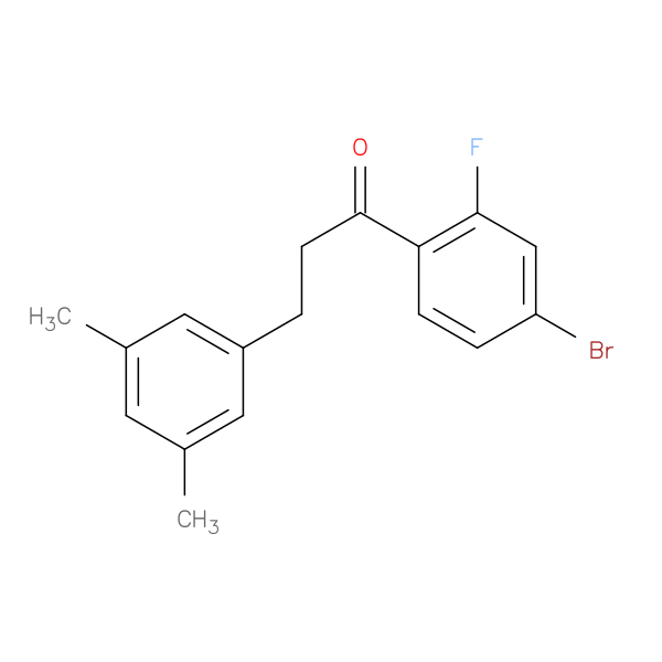 4'-Bromo-3-(3,5-dimethylphenyl)-2'-fluoropropiophenone