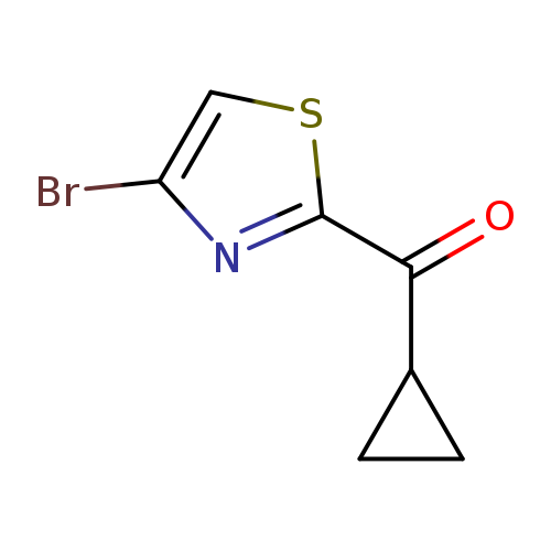 4-bromo-2-cyclopropanecarbonyl-1,3-thiazole