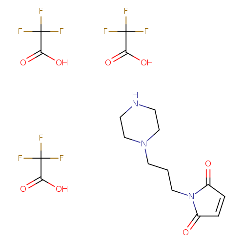 1-[3-(piperazin-1-yl)propyl]-2,5-dihydro-1H-pyrrole-2,5-dione, tris(trifluoroacetic acid)