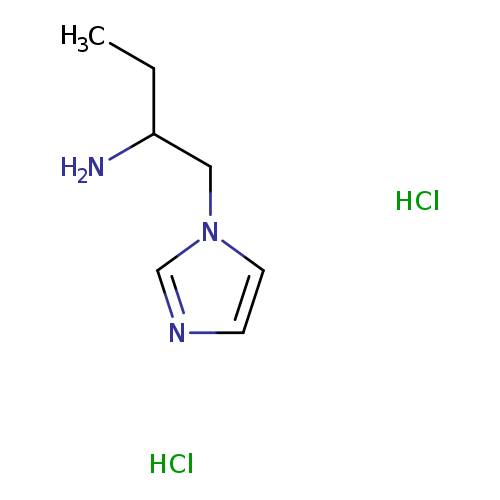 [1-(1H-imidazol-1-ylmethyl)propyl]amine dihydrochloride