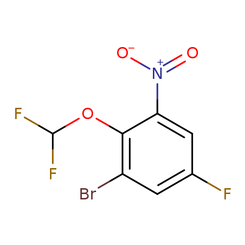1-Bromo-2-difluoromethoxy-5-fluoro-3-nitrobenzene