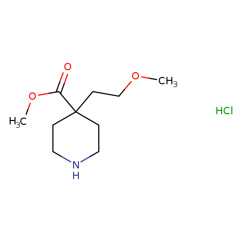 methyl 4-(2-methoxyethyl)piperidine-4-carboxylate hydrochloride