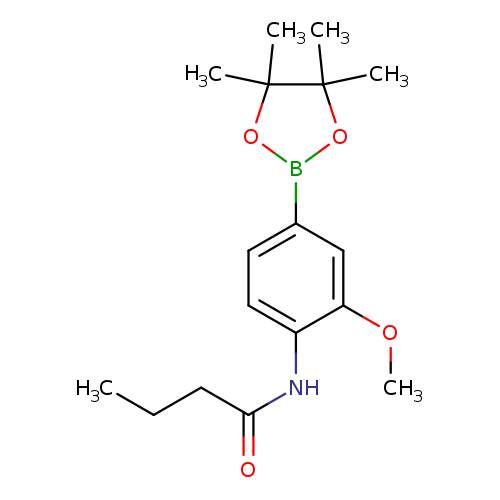 N-(2-Methoxy-4-(4,4,5,5-tetramethyl-1,3,2-dioxaborolan-2-yl)phenyl)butyramide