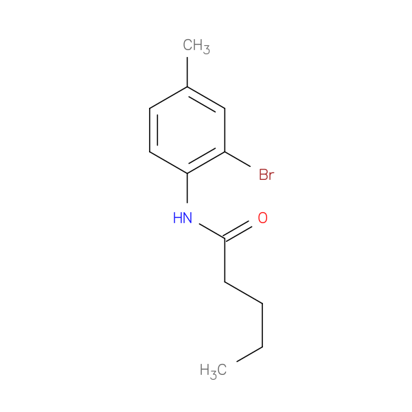 N-(2-bromo-4-methylphenyl)pentanamide