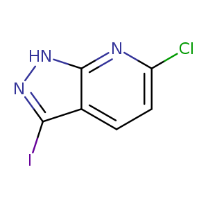 1H-Pyrazolo[3,4-b]pyridine, 6-chloro-3-iodo-