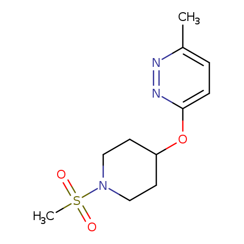 3-[(1-methanesulfonylpiperidin-4-yl)oxy]-6-methylpyridazine