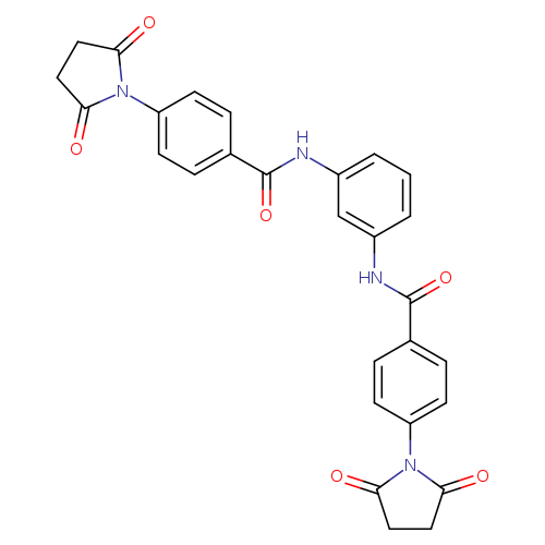 4-(2,5-dioxopyrrolidin-1-yl)-N-{3-[4-(2,5-dioxopyrrolidin-1-yl)benzamido]phenyl}benzamide