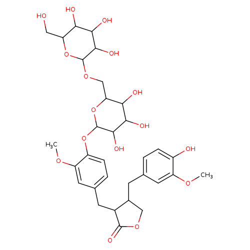 (3R-trans)-3-[[4-[(6-O-β-D-Glucopyranosyl-β-D-glucopyranosyl)oxy]-3-methoxyphenyl]methyl]dihydro-4-[(4-hydroxy-3-methoxyphenyl)methyl]-2(3H)-furanone