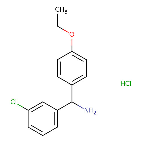 (3-chlorophenyl)(4-ethoxyphenyl)methanamine hydrochloride