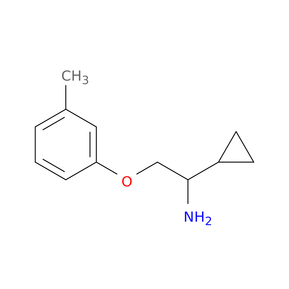 [1-Cyclopropyl-2-(3-methylphenoxy)ethyl]amine