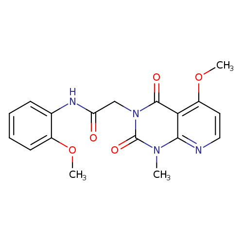 2-{5-methoxy-1-methyl-2,4-dioxo-1H,2H,3H,4H-pyrido[2,3-d]pyrimidin-3-yl}-N-(2-methoxyphenyl)acetamide