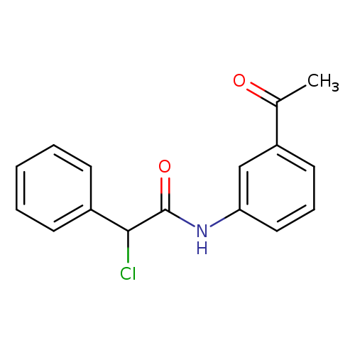 N-(3-acetylphenyl)-2-chloro-2-phenylacetamide