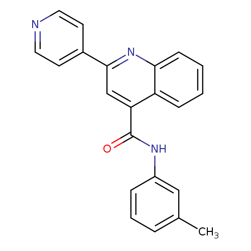 N-(3-methylphenyl)-2-(pyridin-4-yl)quinoline-4-carboxamide