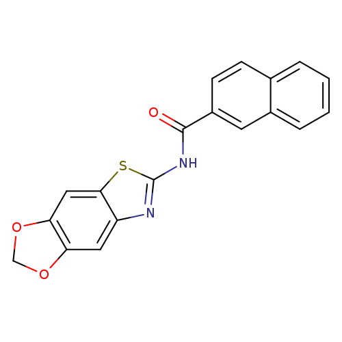 N-{4,6-dioxa-10-thia-12-azatricyclo[7.3.0.0^{3,7}]dodeca-1(9),2,7,11-tetraen-11-yl}naphthalene-2-carboxamide