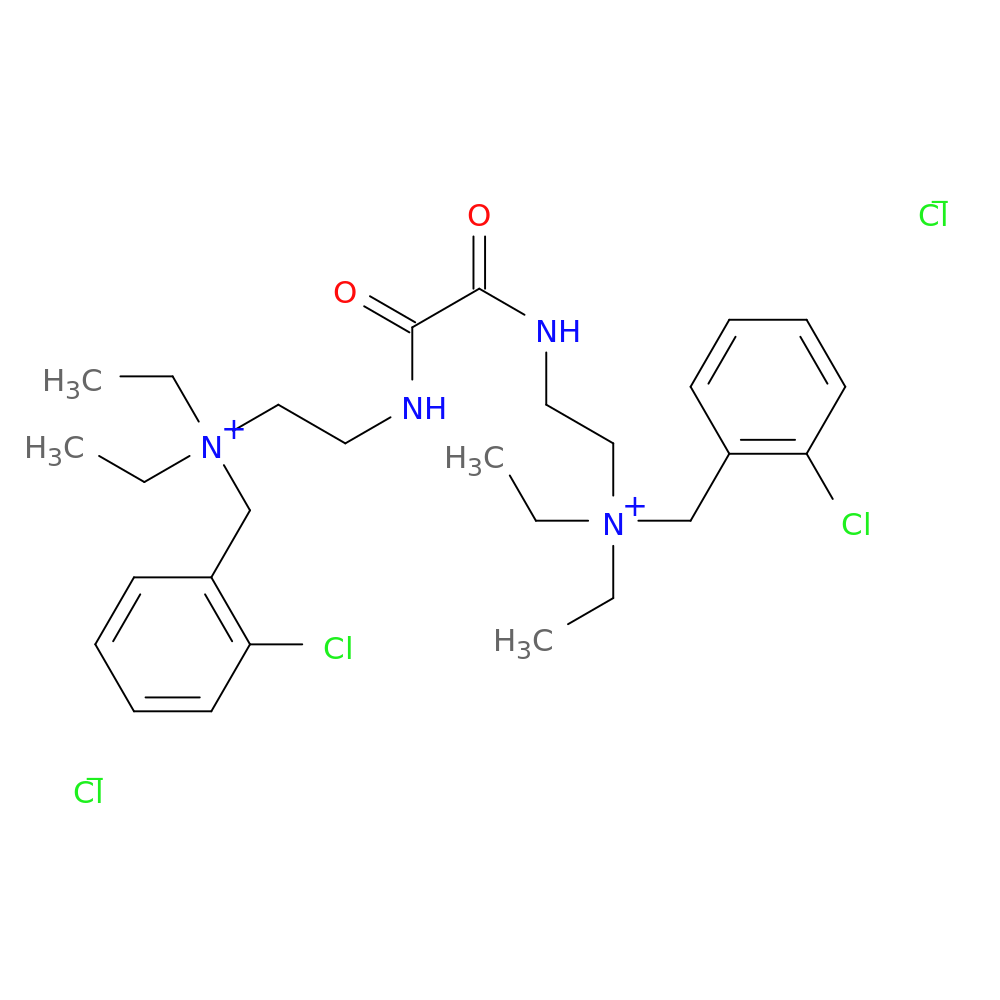 [(2-chlorophenyl)methyl](2-{[(2-{[(2-chlorophenyl)methyl]diethylazaniumyl}ethyl)carbamoyl]formamido}ethyl)diethylazanium dichloride