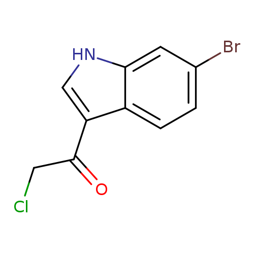 1-(6-bromo-1H-indol-3-yl)-2-chloroethan-1-one