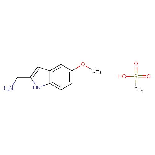 [(5-methoxy-1H-indol-2-yl)methyl]amine methanesulfonate