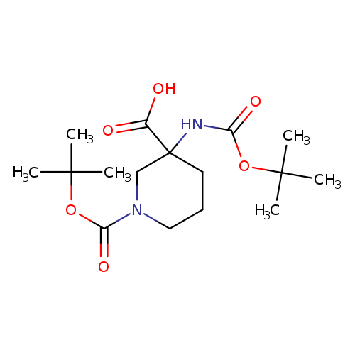 1,3-Piperidinedicarboxylicacid,3-[[(1,1-dimethylethoxy)carbonyl]amino]-,1-(1,1-dimethylethyl)ester(9CI)