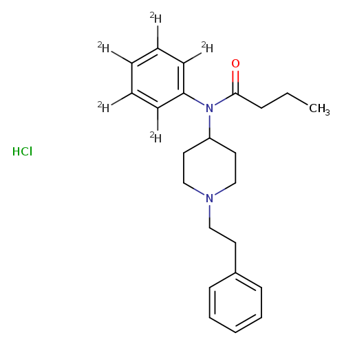 N-phenyl-d5-N-[1-(2-phenylethyl)-4-piperidinyl]-butanamide,monohydrochloride