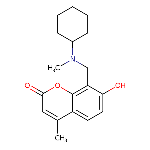 8-{[cyclohexyl(methyl)amino]methyl}-7-hydroxy-4-methyl-2H-chromen-2-one