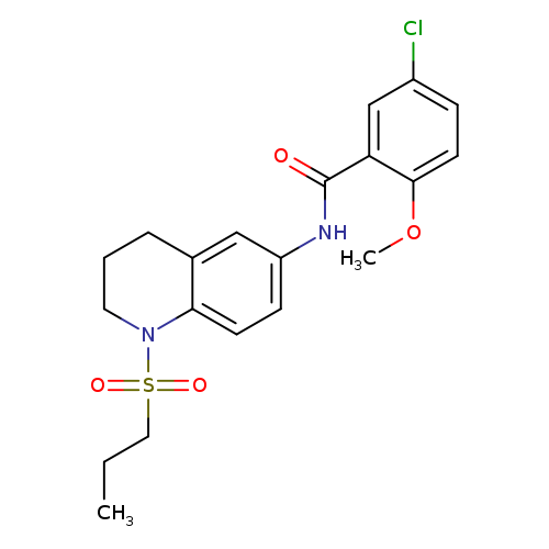 5-chloro-2-methoxy-N-[1-(propane-1-sulfonyl)-1,2,3,4-tetrahydroquinolin-6-yl]benzamide