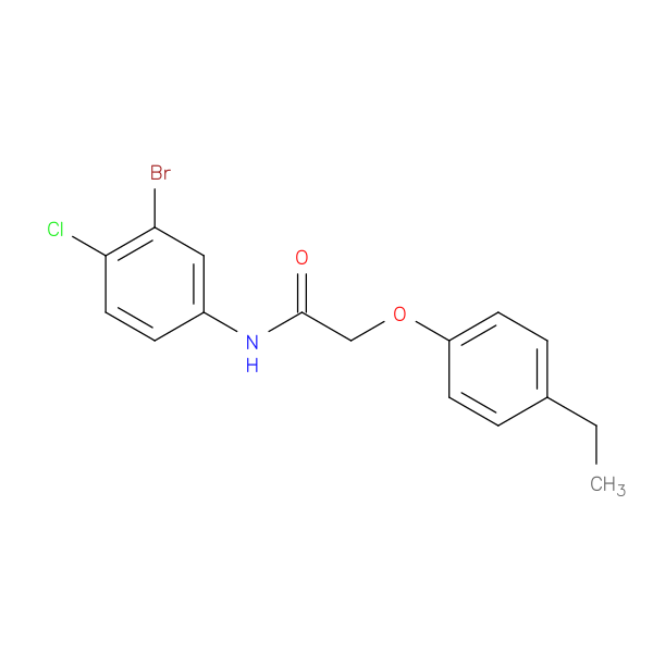 N-(3-Bromo-4-chlorophenyl)-2-(4-ethylphenoxy)acetamide