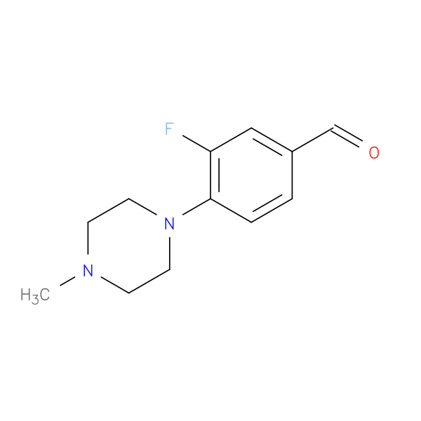 3-Fluoro-4-(4-methylpiperazin-1-yl)benzaldehyde