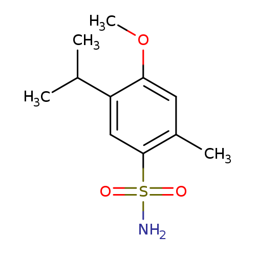 4-Methoxy-2-methyl-5-(propan-2-yl)benzene-1-sulfonamide