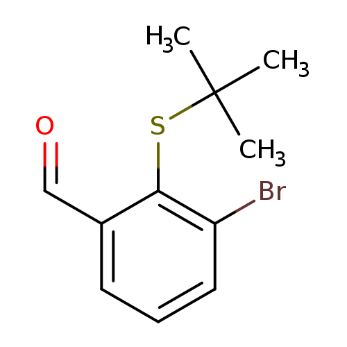 Benzaldehyde, 3-bromo-2-[(1,1-dimethylethyl)thio]-